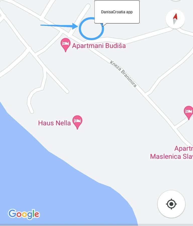Danisacroatia Lägenhet Maslenica Exteriör bild