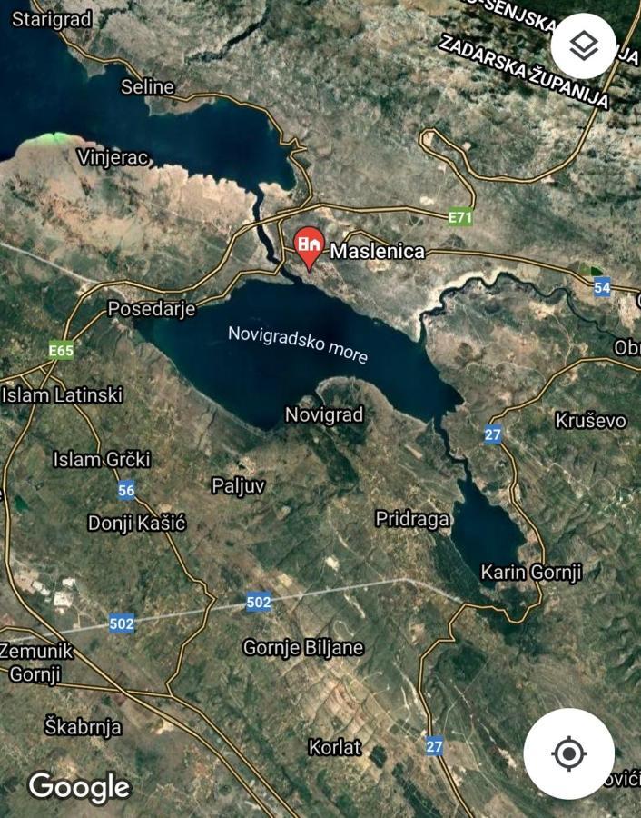 Danisacroatia Lägenhet Maslenica Exteriör bild
